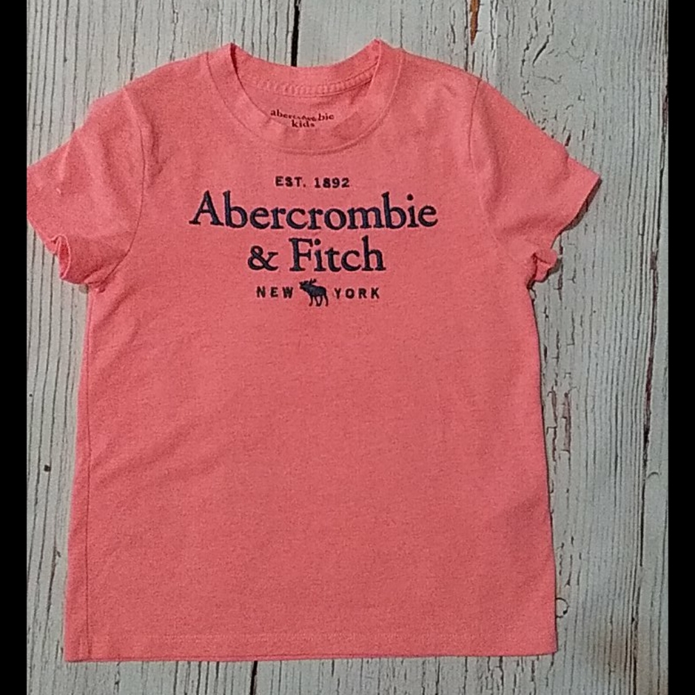 Abercrombie kids 5/6 tshirt pinkish/orange color